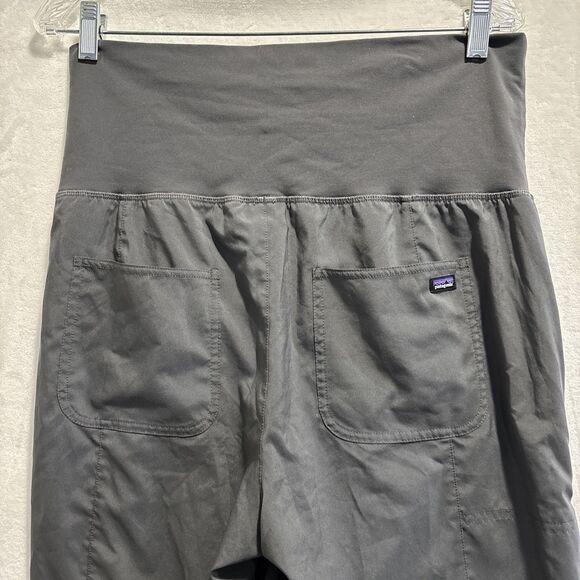 Patagonia Women's Light & Lined Studio Travel Pants Pockets Gray Size Medium - Picture 7 of 13